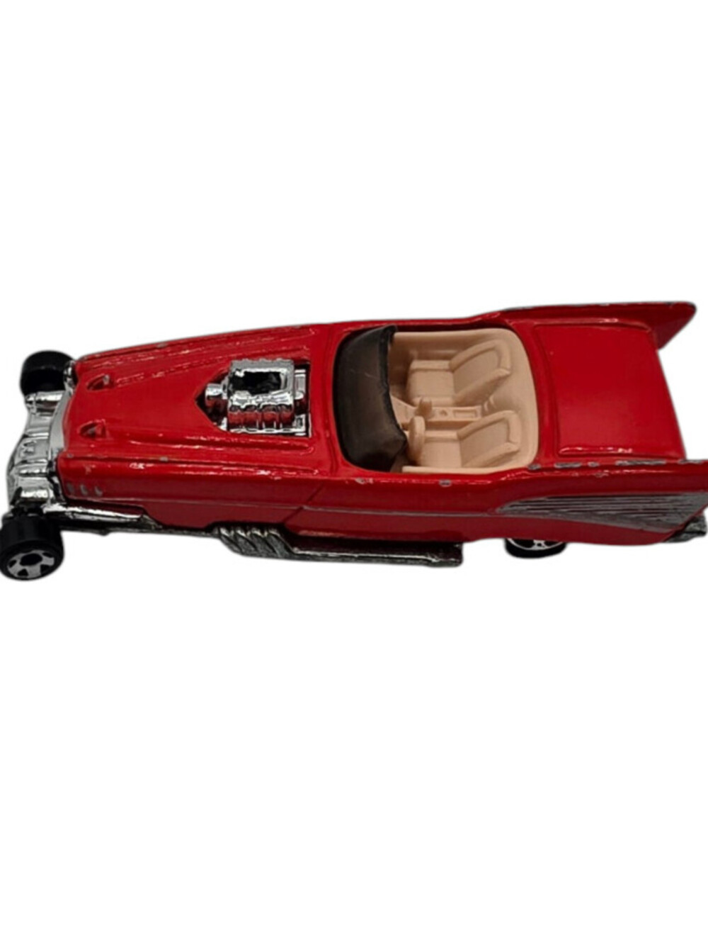 2001 Hot Wheels First Editions '57 Chevy Bel Air Roadster Red